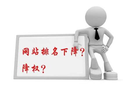 網站降權被K，排名下降了我們該如何應對？